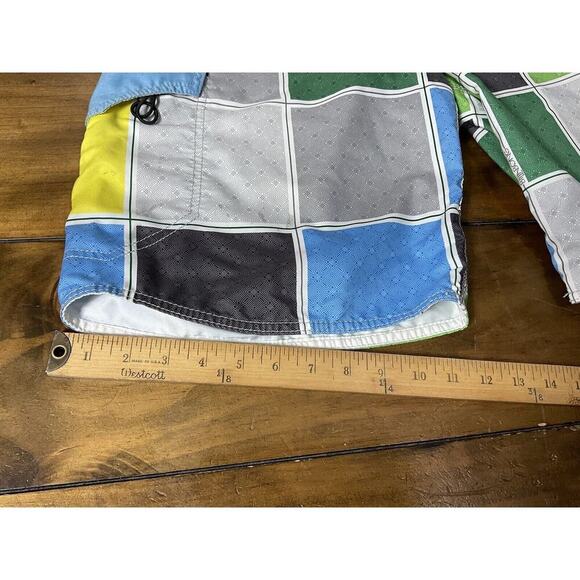Billabong Board Shorts Mens Size 33 Green Multicolored Swim Trunks - Picture 8 of 11